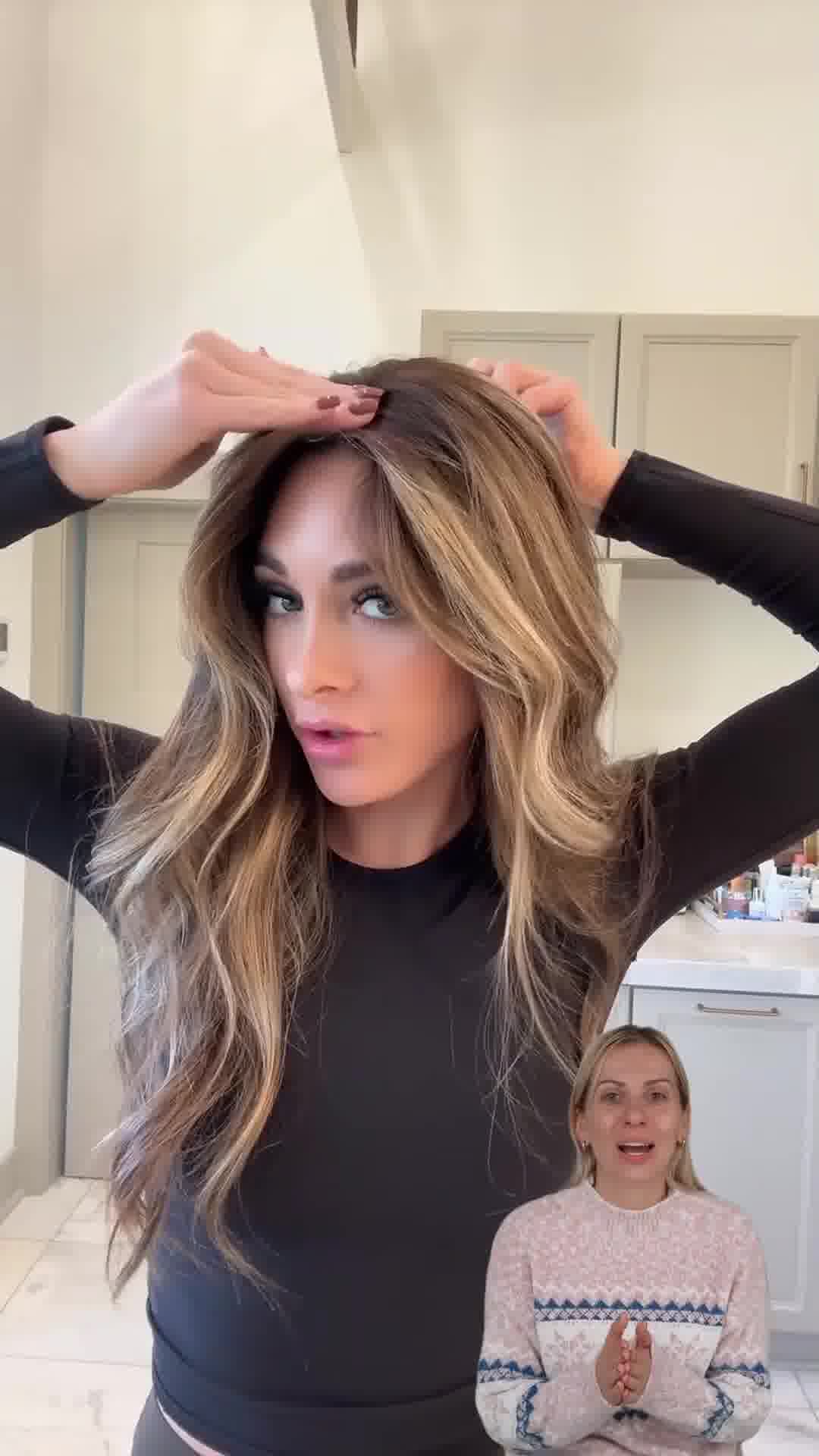 Natural Wave Hair Topper Short Clip-In Extensions for Winter-Ready Fullness